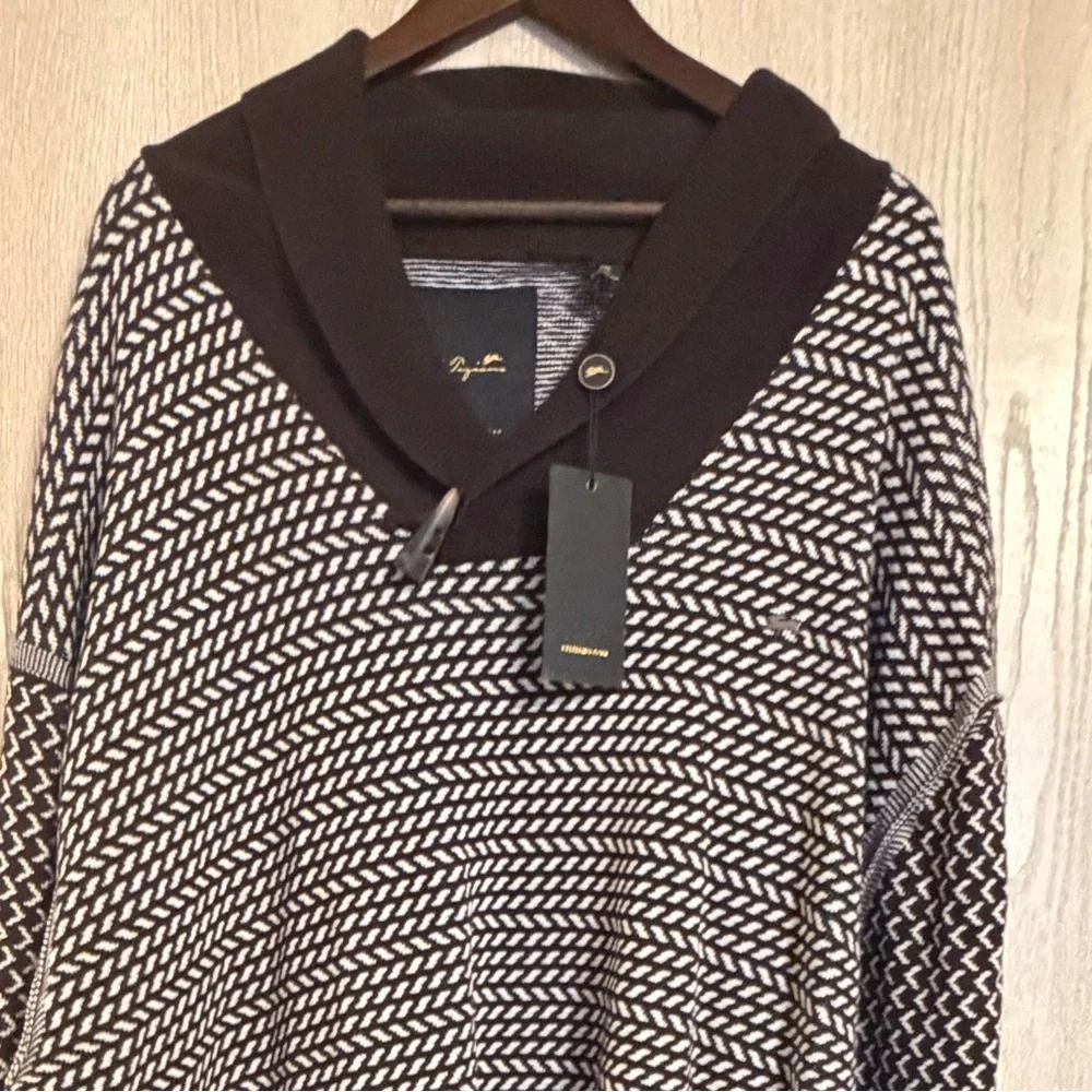 A. Tiziano Premium Men’s Shawl Collar Sweater – 6XL – NWT